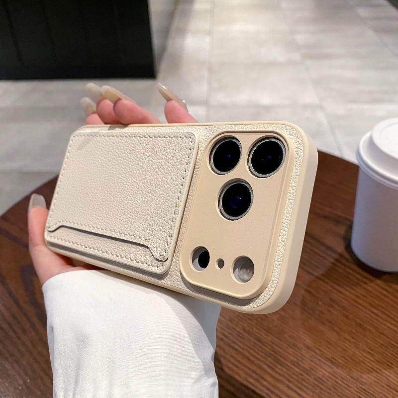 Card Holder Slim Case - محفظة من جلد البولي يوريثان حافظة