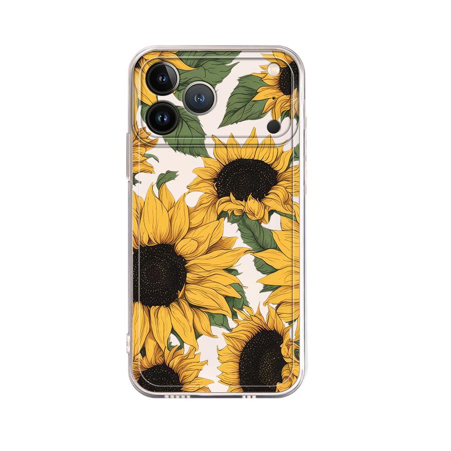 غطاء هاتف شفاف بنمط دوار الشمس - مراجعة Phone Cases Iphone 11 وسعره