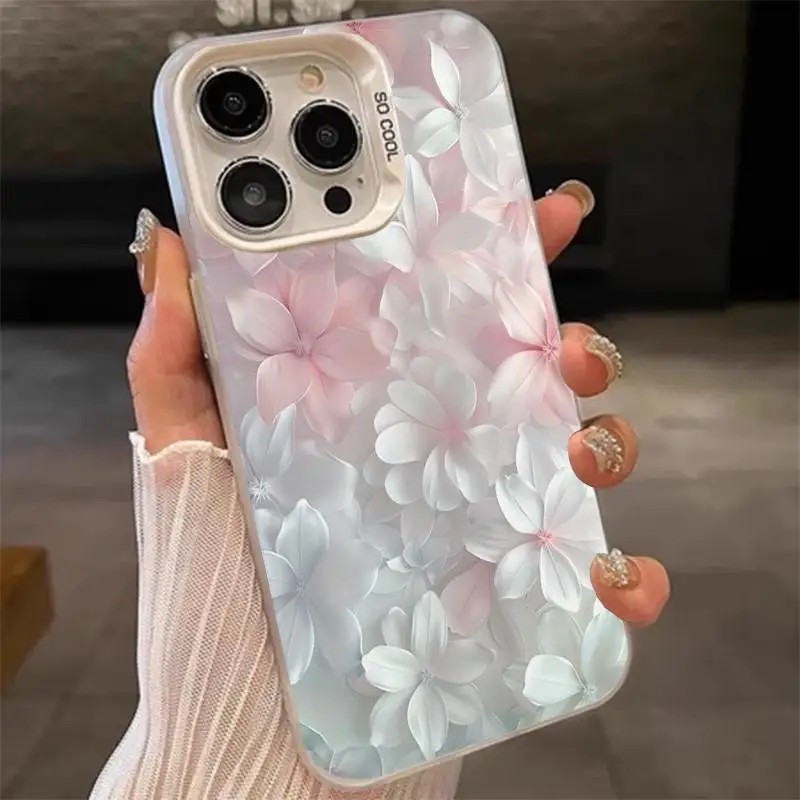 غطاء وردي مزين بالزهور لهواتف  - مراجعة Phone Cases Unique وسعره